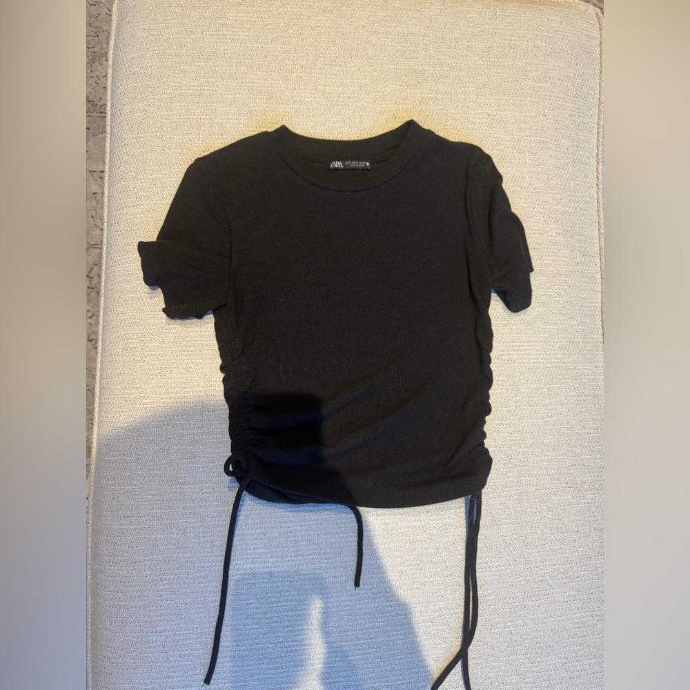 Zara Black Knit Top
